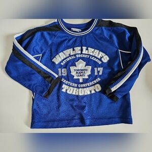 Blue Toronto Maple Leafs Kids Shirt 6x Jersey Hockey